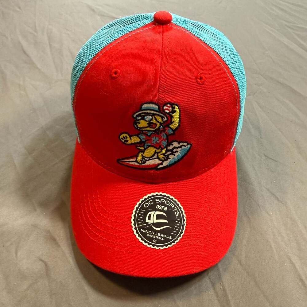 OC Sports Clearwater Threshers Beach Dogs MiLB Trucker Snapback Hat Pinellas